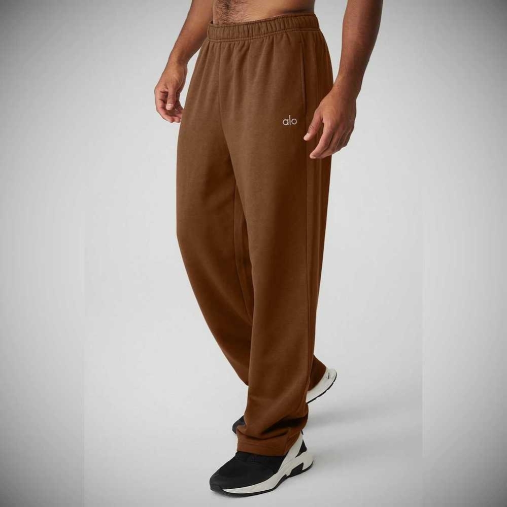 Pantalones Deportivos Alo Yoga Accolade Directo Leg Hombre Marrom | MX-79QPOK