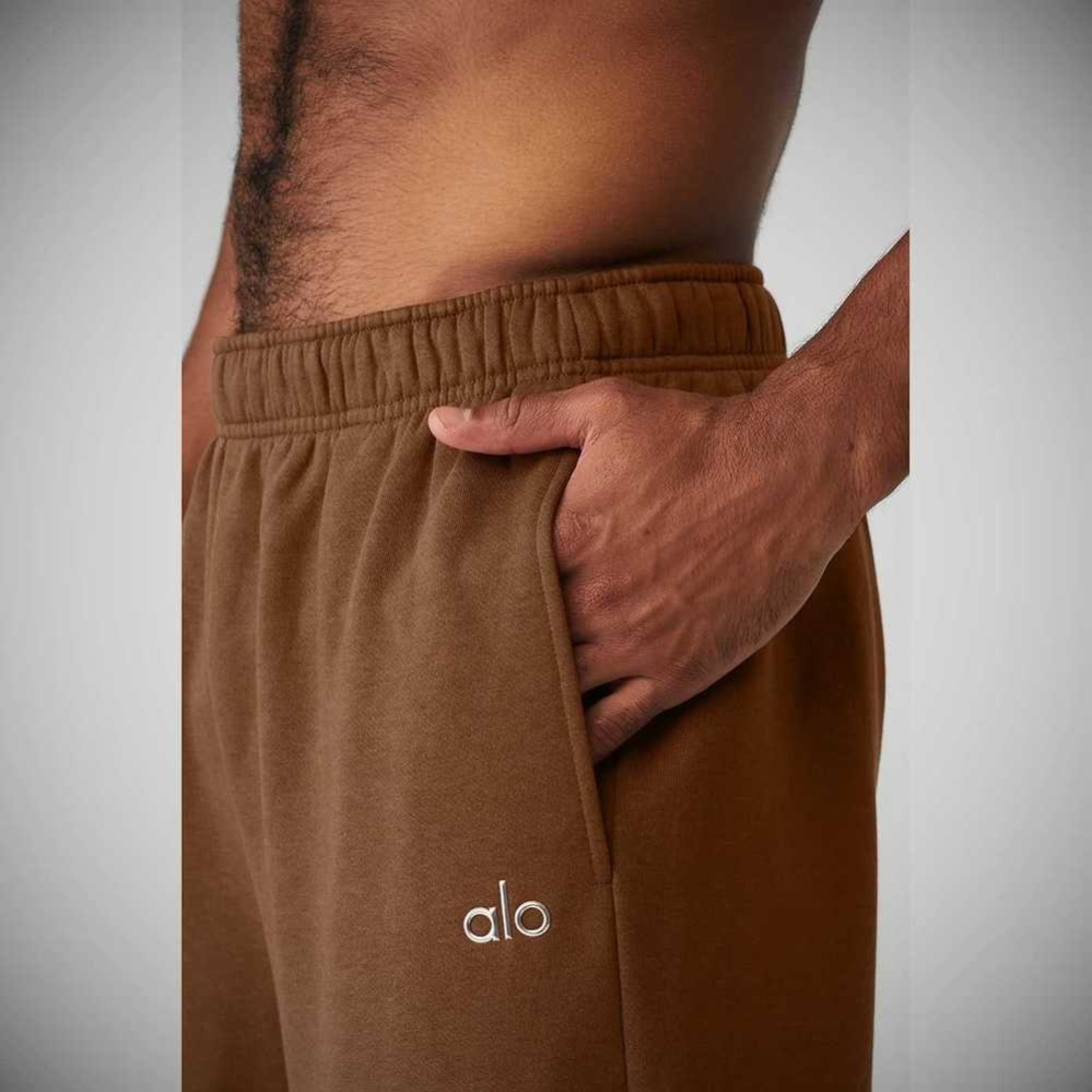 Pantalones Deportivos Alo Yoga Accolade Directo Leg Hombre Marrom | MX-79QPOK