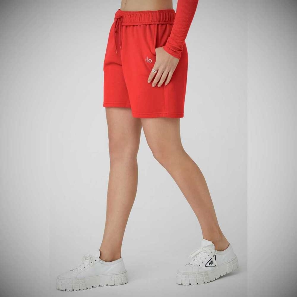 Pantalones Deportivos Alo Yoga Accolade Sweat Mujer Rojos | MX-79TOCS