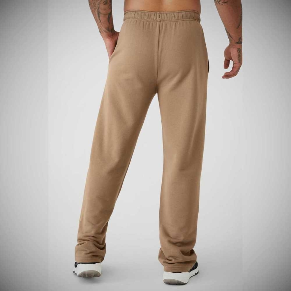 Pantalones Deportivos Alo Yoga Accolade Directo Leg Hombre Marrom | MX-84XGMO