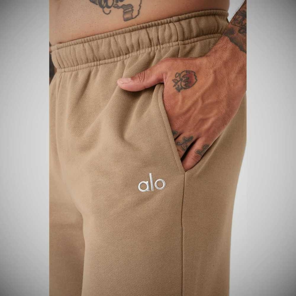 Pantalones Deportivos Alo Yoga Accolade Directo Leg Hombre Marrom | MX-84XGMO