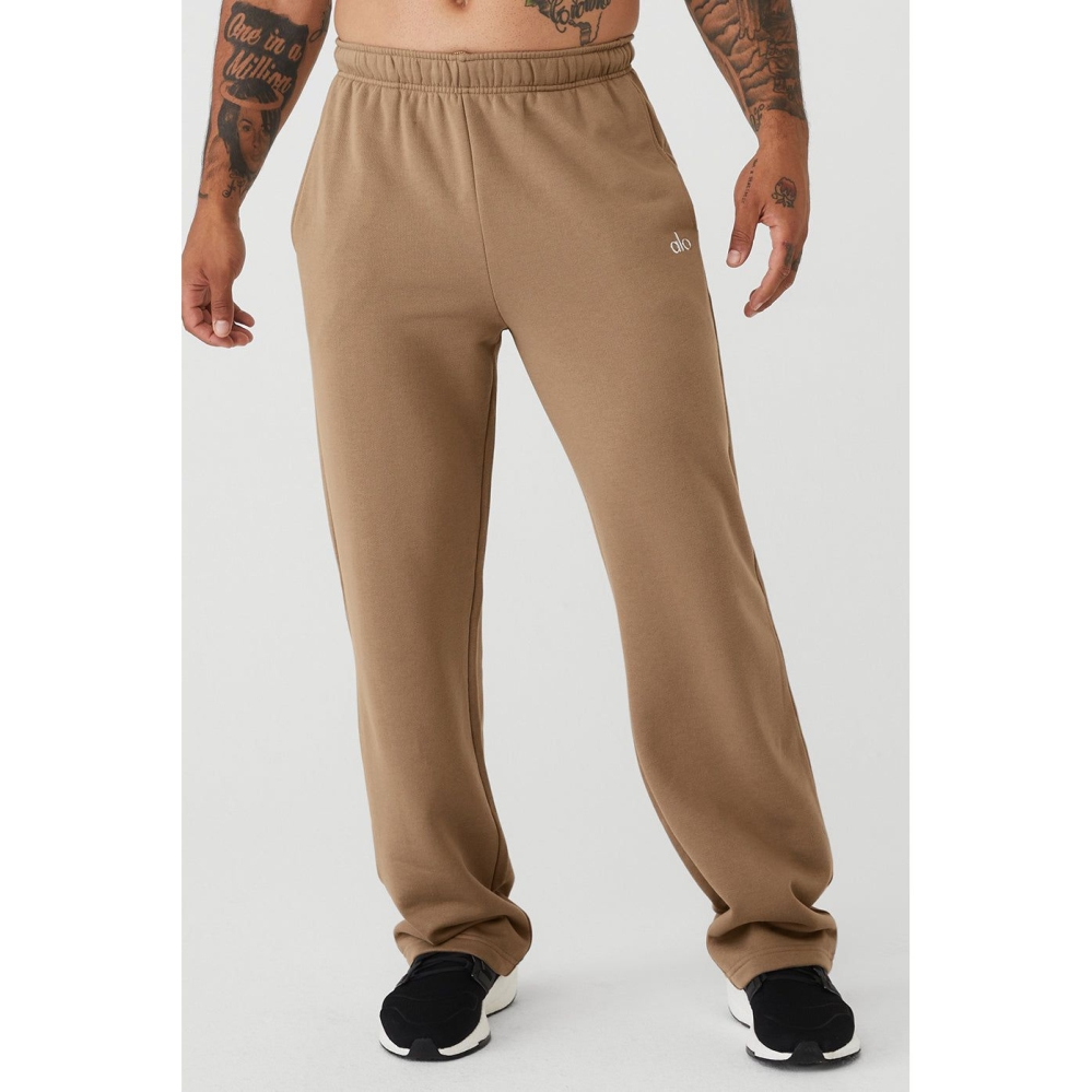 Pantalones Deportivos Alo Yoga Accolade Directo Leg Hombre Marrom | MX-84XGMO