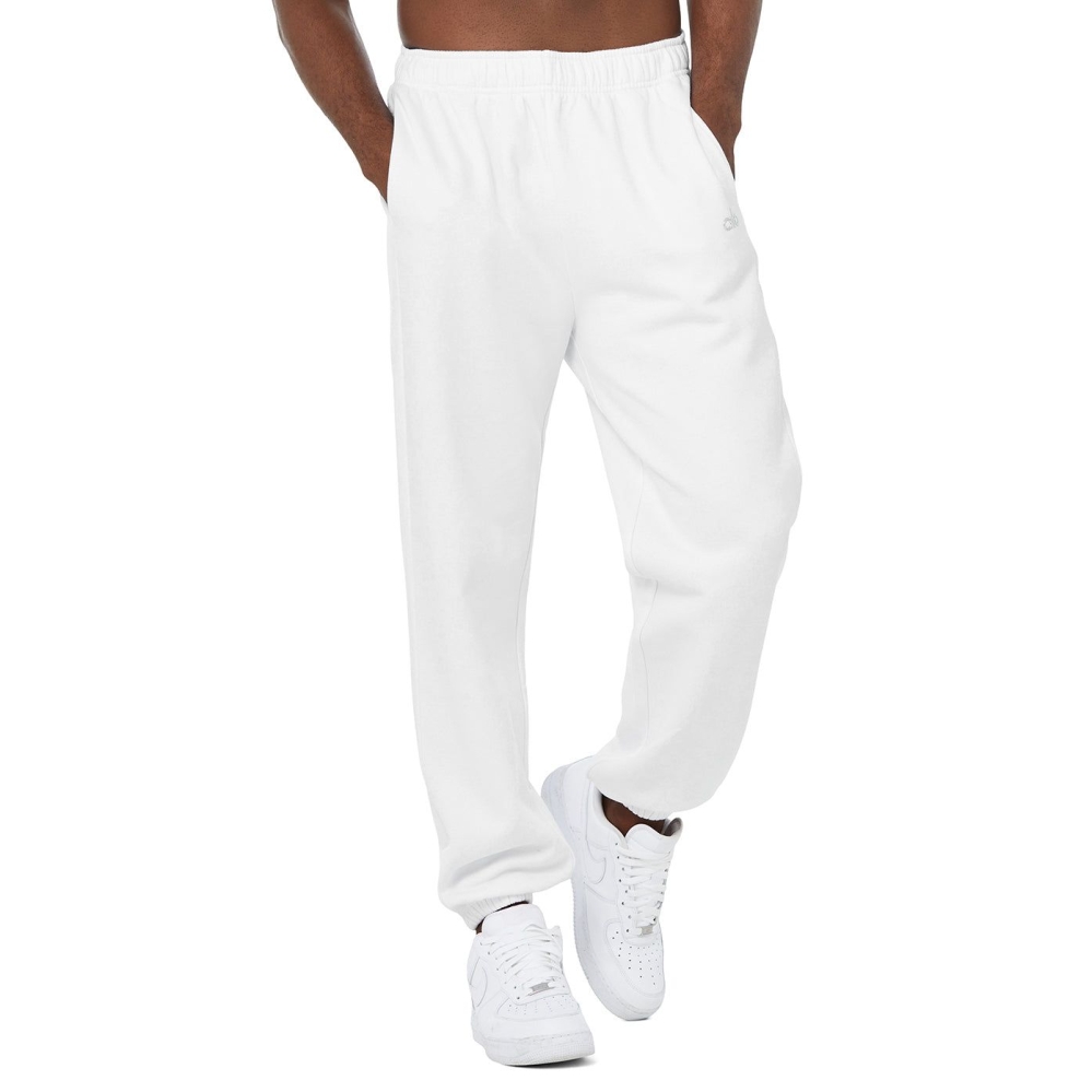 Pantalones Deportivos Alo Yoga Accolade Hombre Blancos | MX-90ZWRS