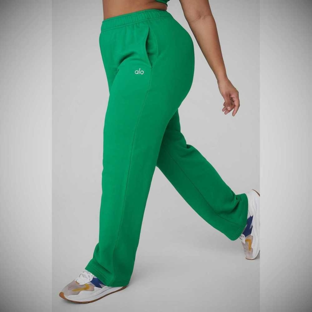 Pantalones Deportivos Alo Yoga Accolade Directo Leg Mujer Verdes | MX-94ZNJS