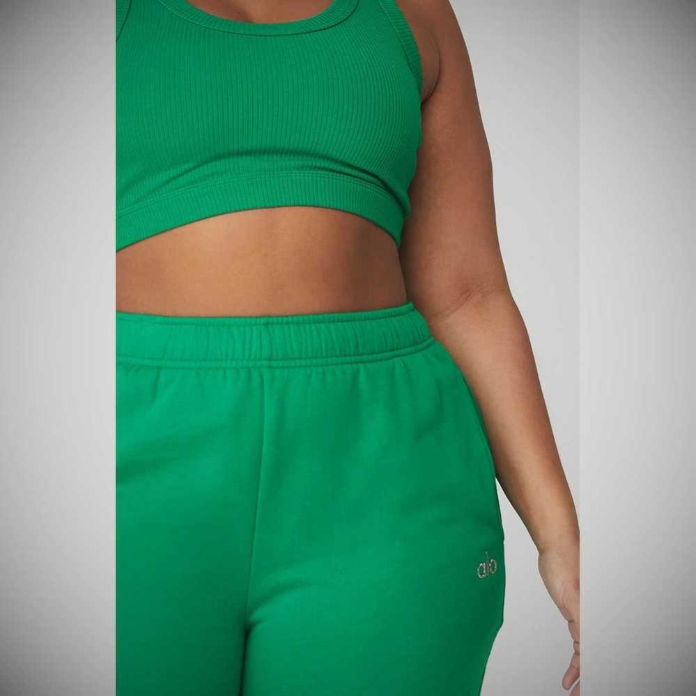 Pantalones Deportivos Alo Yoga Accolade Directo Leg Mujer Verdes | MX-94ZNJS