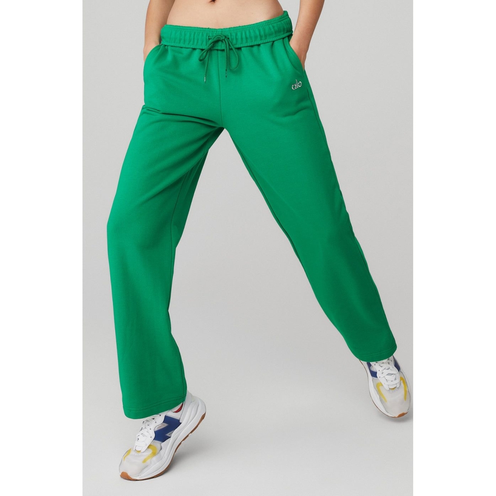 Pantalones Deportivos Alo Yoga Accolade Directo Leg Mujer Verdes | MX-94ZNJS