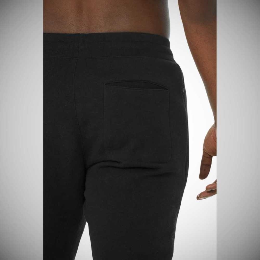 Pantalones Deportivos Alo Yoga Baseline Hombre Negros | MX-90AXWR