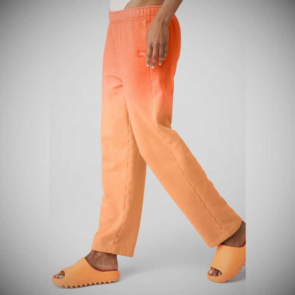 Pantalones Deportivos Alo Yoga Directo Leg Ombre Mujer Summer Sunset | MX-94CTLZ