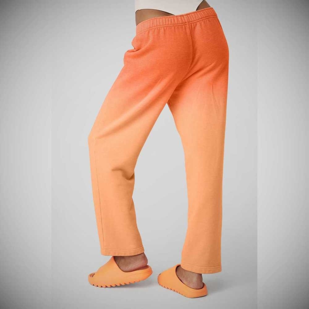 Pantalones Deportivos Alo Yoga Directo Leg Ombre Mujer Summer Sunset | MX-94CTLZ