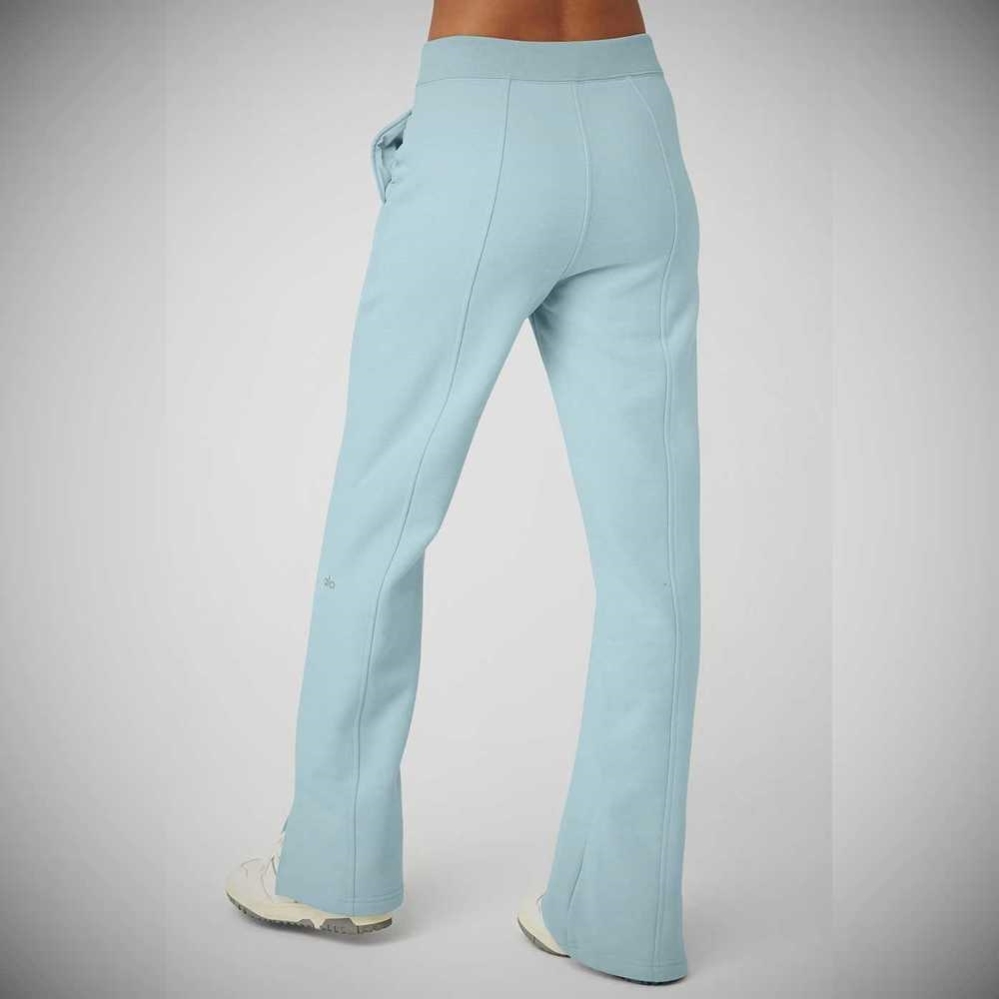 Pantalones Deportivos Alo Yoga High-Cintura Offline Directo Leg Mujer Azules | MX-31NLMG