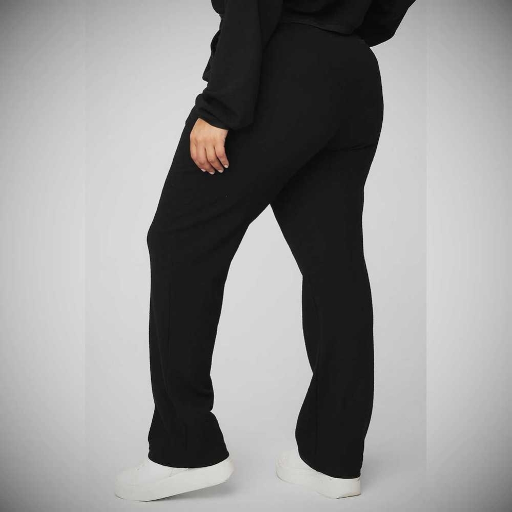 Pantalones Deportivos Alo Yoga High-Cintura Tailored Mujer Negros | MX-32JZOI