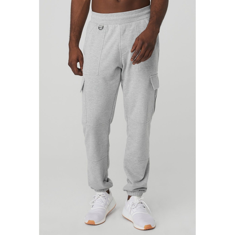 Pantalones Deportivos Alo Yoga Highline Cargo Hombre Grises | MX-07FWVJ