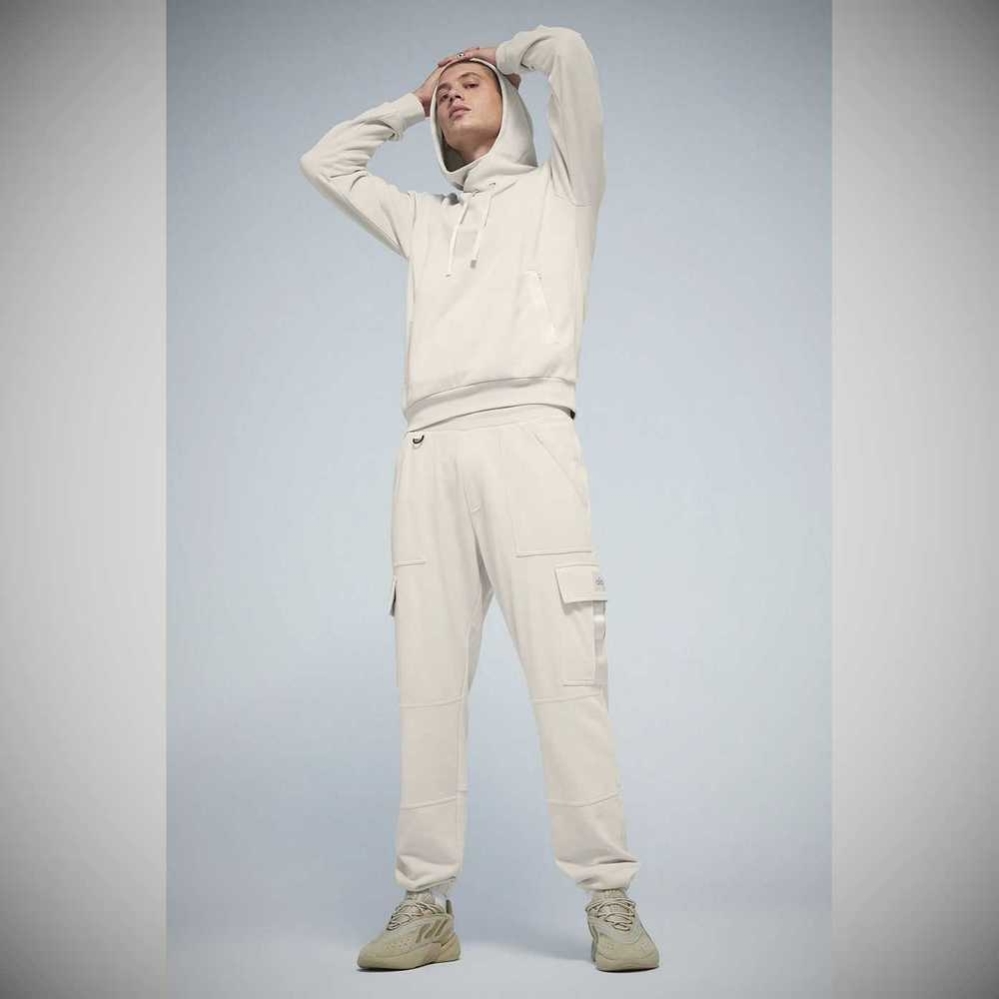 Pantalones Deportivos Alo Yoga Highline Cargo Hombre Beige | MX-87YSXZ