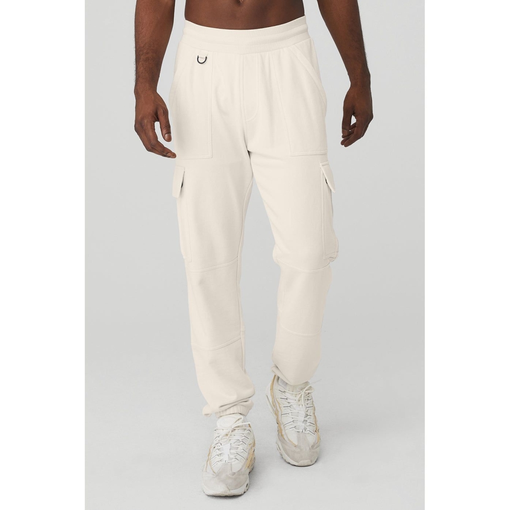 Pantalones Deportivos Alo Yoga Highline Cargo Hombre Beige | MX-87YSXZ