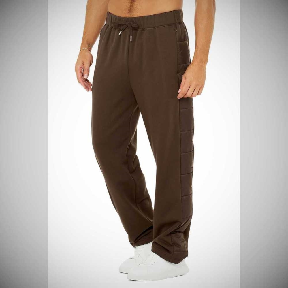 Pantalones Deportivos Alo Yoga Mash Up Hombre Cafes | MX-13EBJO