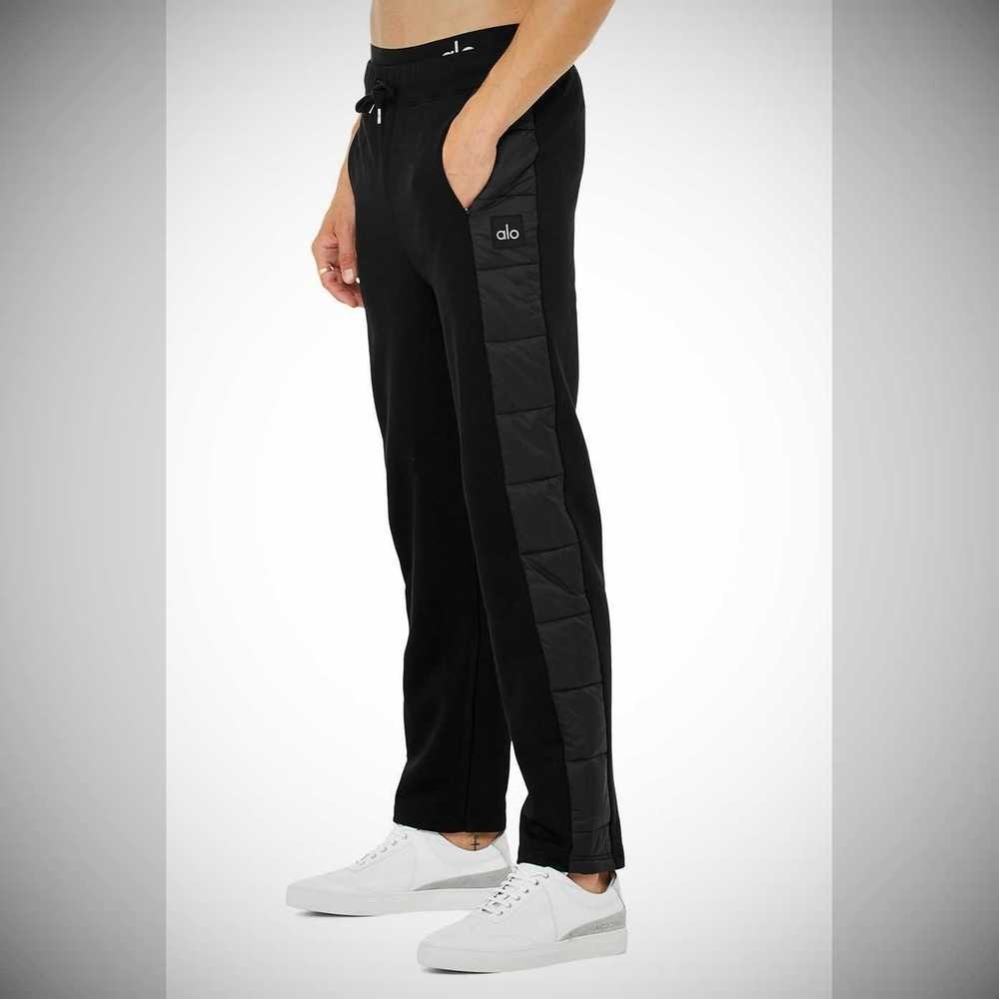 Pantalones Deportivos Alo Yoga Mash Up Hombre Negros | MX-26HDKE