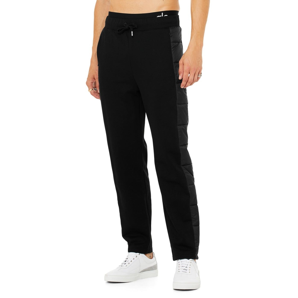 Pantalones Deportivos Alo Yoga Mash Up Hombre Negros | MX-26HDKE