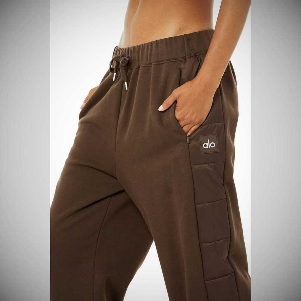 Pantalones Deportivos Alo Yoga Mash Up Mujer Cafes | MX-32KEXH