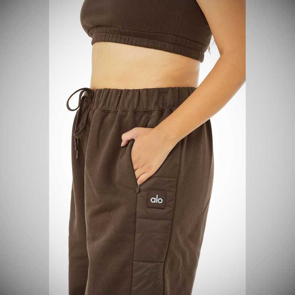 Pantalones Deportivos Alo Yoga Mash Up Mujer Cafes | MX-32KEXH