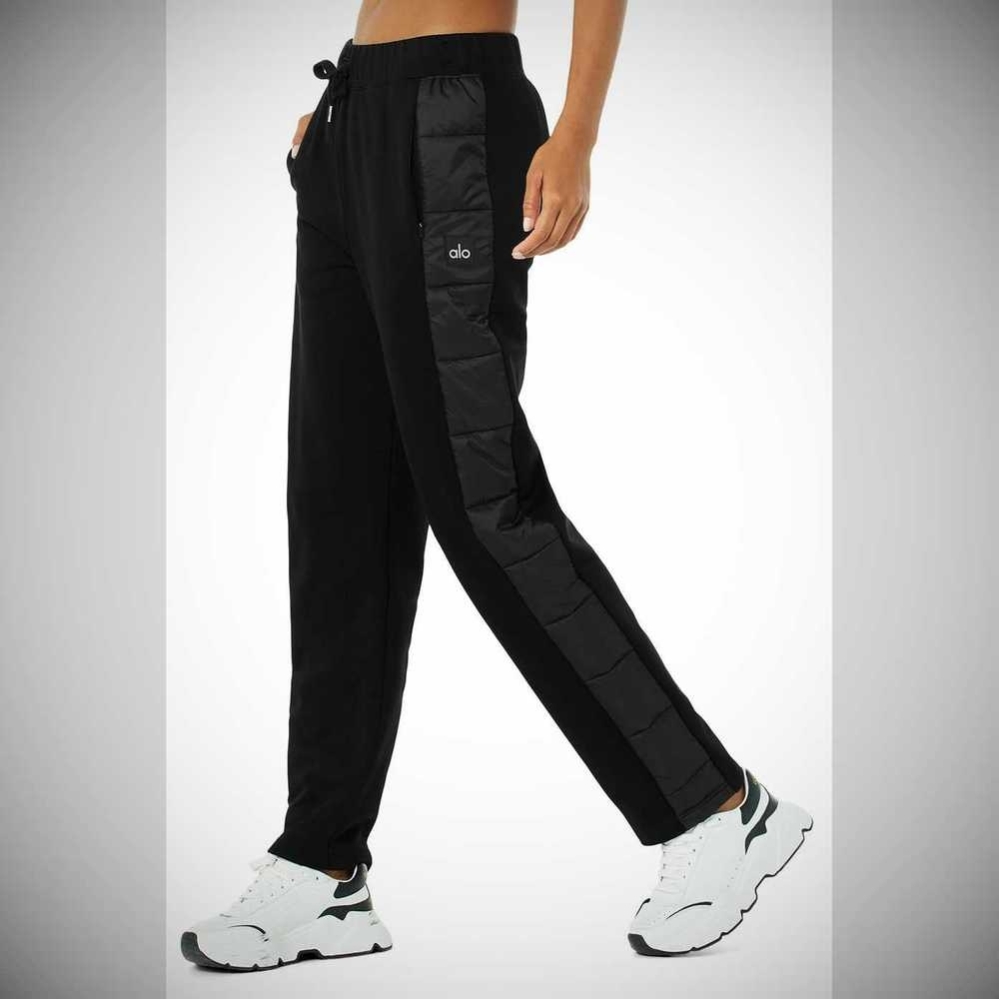 Pantalones Deportivos Alo Yoga Mash Up Mujer Negros | MX-57CJUD