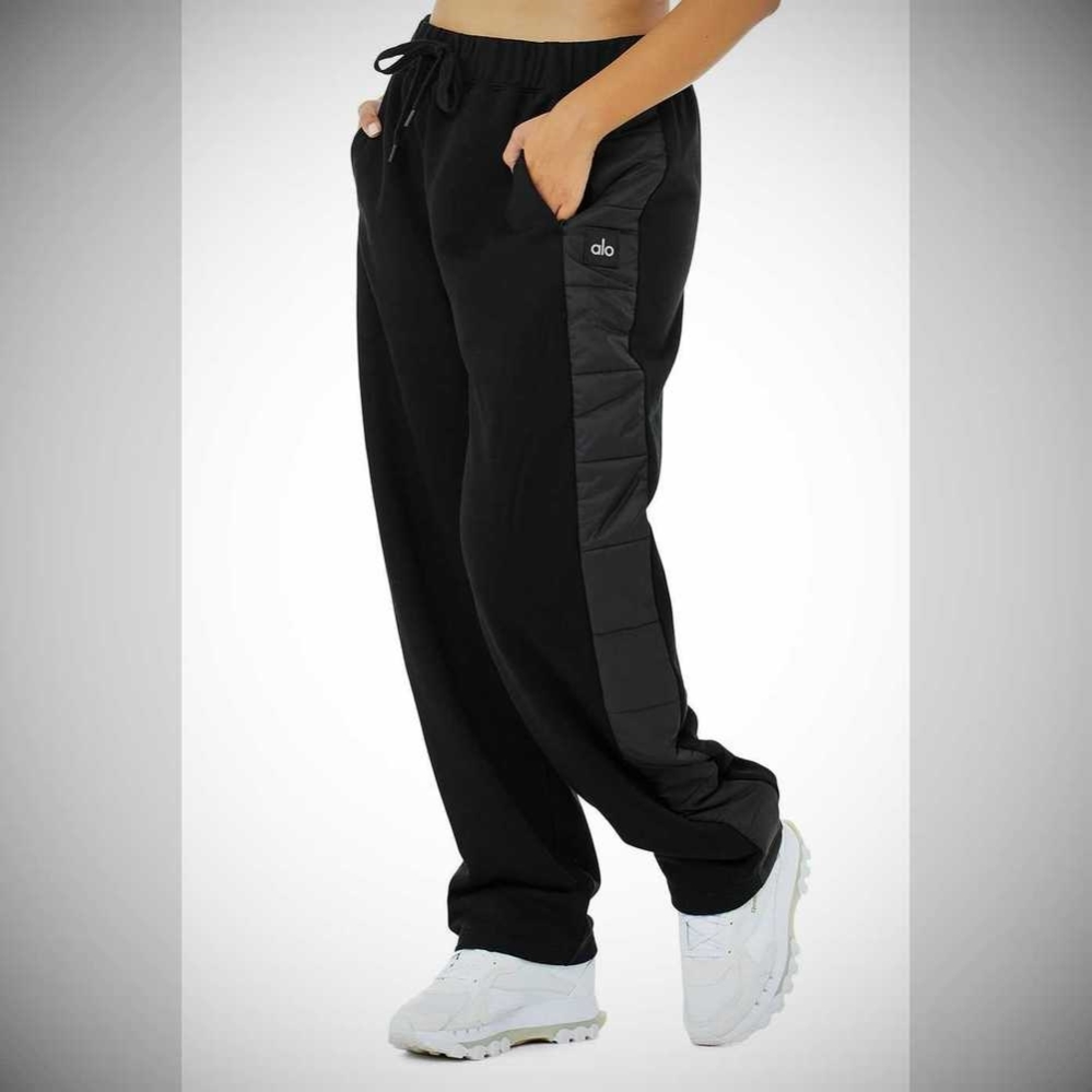 Pantalones Deportivos Alo Yoga Mash Up Mujer Negros | MX-57CJUD