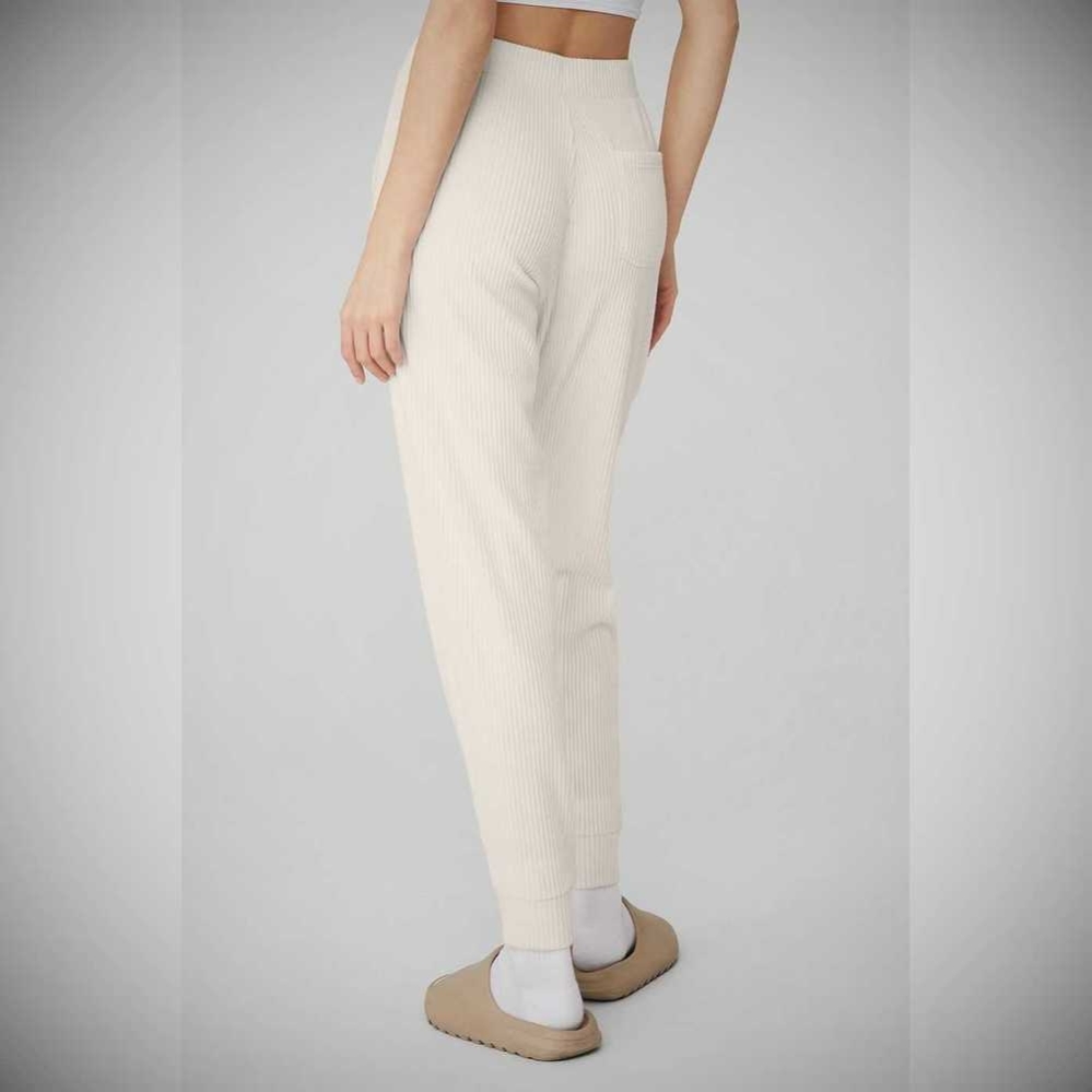 Pantalones Deportivos Alo Yoga Muse Mujer Blancos | MX-68MQPB