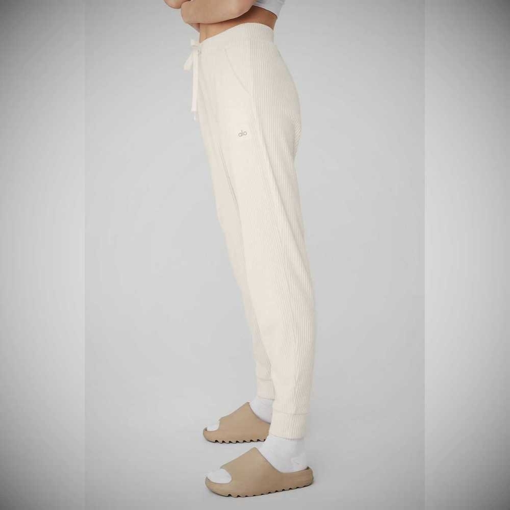 Pantalones Deportivos Alo Yoga Muse Mujer Blancos | MX-68MQPB