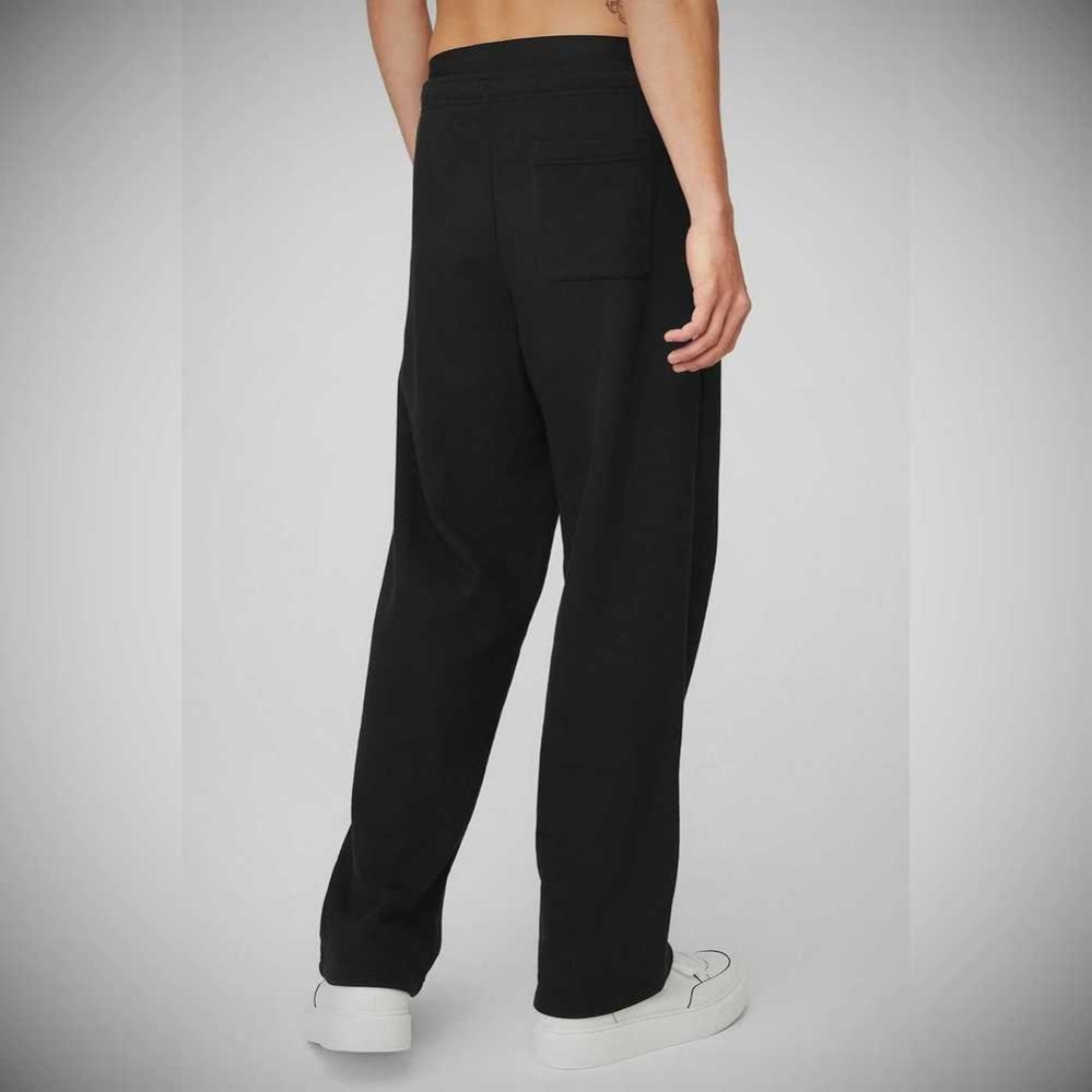 Pantalones Deportivos Alo Yoga Renown Heavy Weight Hombre Negros | MX-52LJDS