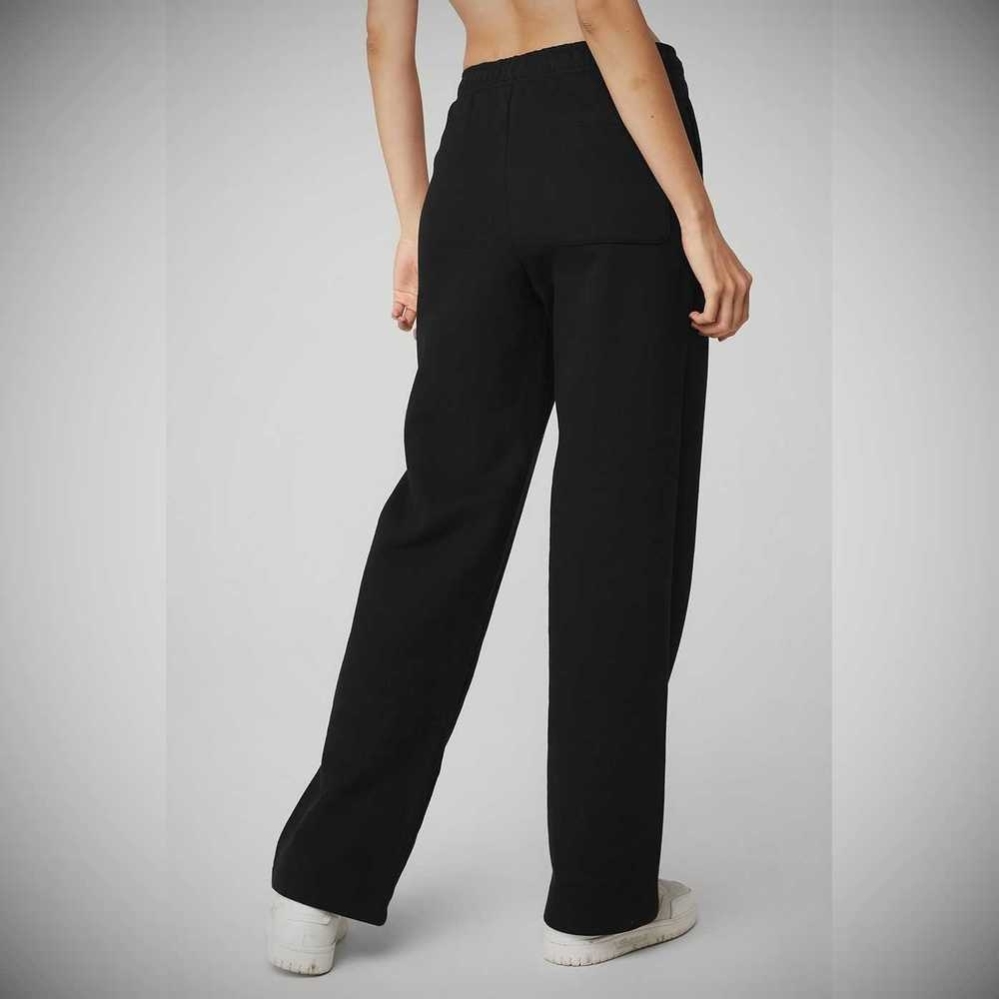 Pantalones Deportivos Alo Yoga Renown Heavy Weight Mujer Negros | MX-52SYUQ