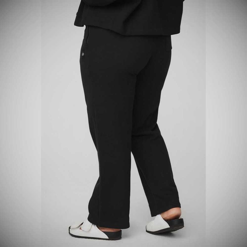 Pantalones Deportivos Alo Yoga Renown Heavy Weight Mujer Negros | MX-52SYUQ