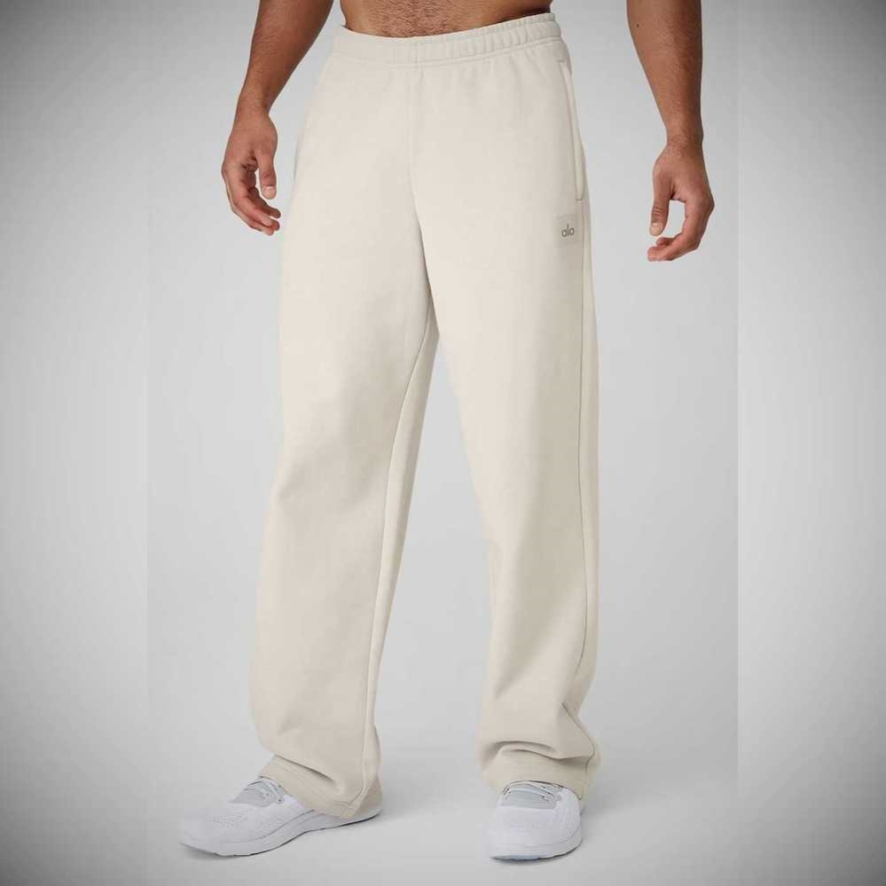 Pantalones Deportivos Alo Yoga Renown Heavy Weight Hombre Beige | MX-53AIBE