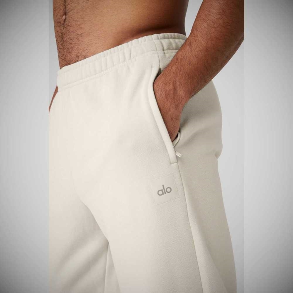 Pantalones Deportivos Alo Yoga Renown Heavy Weight Hombre Beige | MX-53AIBE