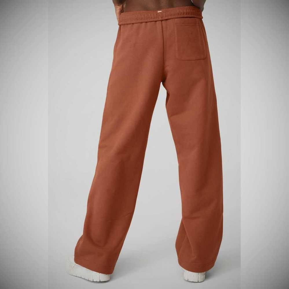 Pantalones Deportivos Alo Yoga Renown Heavy Weight Mujer Rust | MX-69CPDM