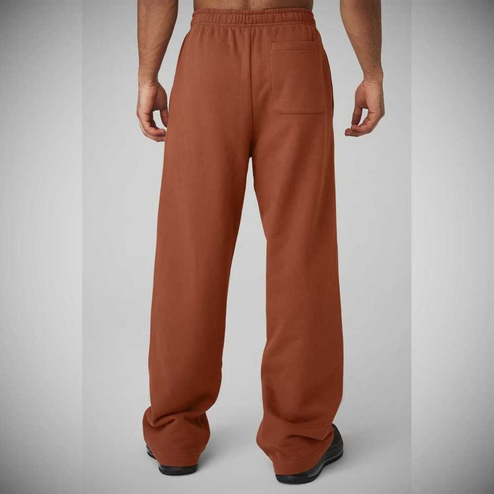 Pantalones Deportivos Alo Yoga Renown Heavy Weight Hombre Rust | MX-81NLFM