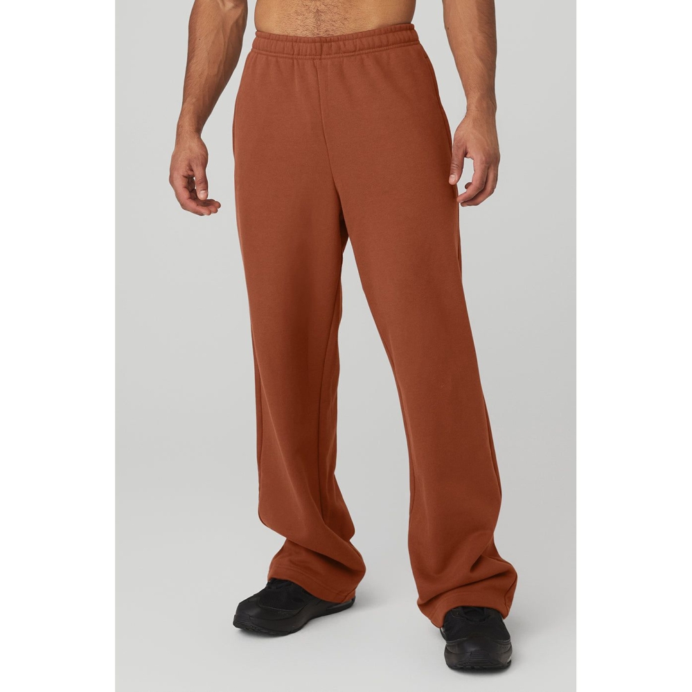 Pantalones Deportivos Alo Yoga Renown Heavy Weight Hombre Rust | MX-81NLFM