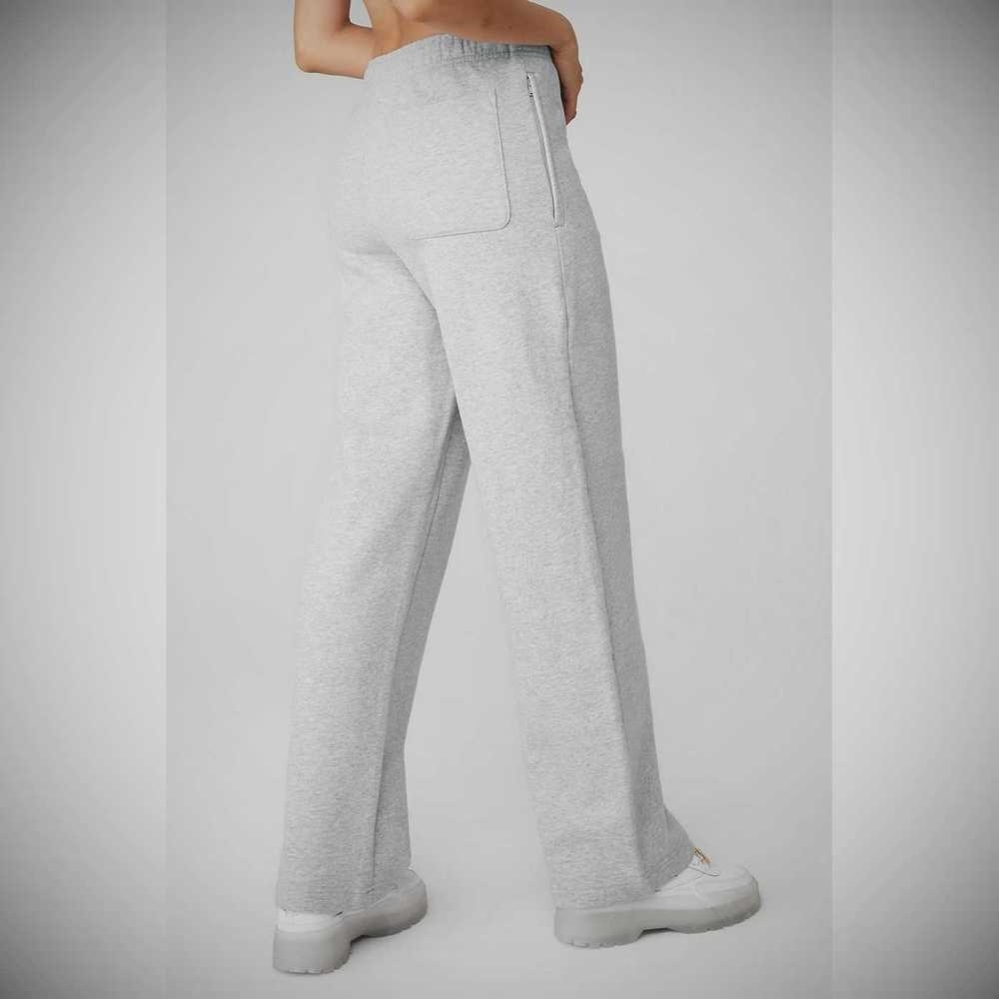 Pantalones Deportivos Alo Yoga Renown Heavy Weight Mujer Grises | MX-89CDRH