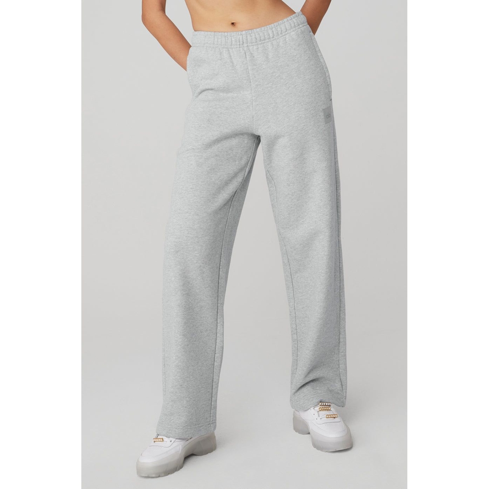 Pantalones Deportivos Alo Yoga Renown Heavy Weight Mujer Grises | MX-89CDRH