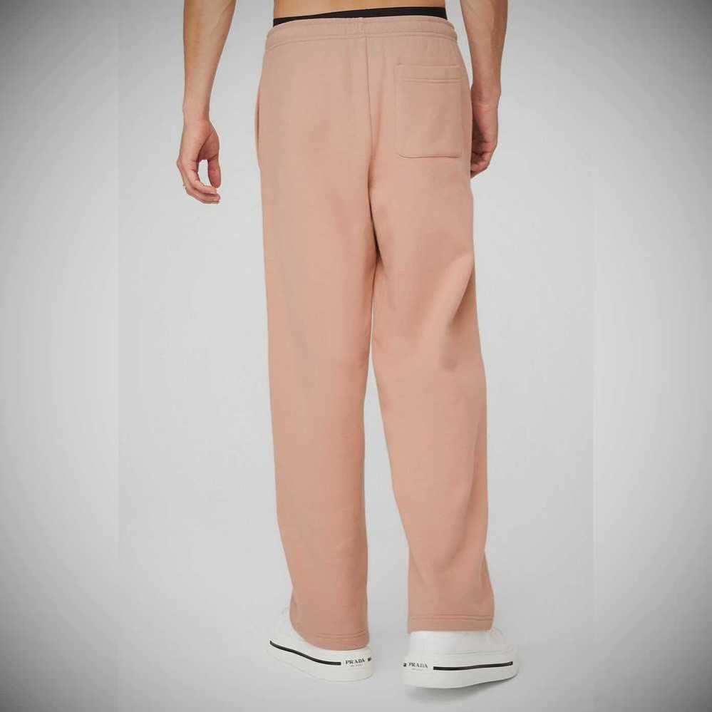 Pantalones Deportivos Alo Yoga Renown Heavy Weight Hombre Rosas Grises | MX-93EDOK