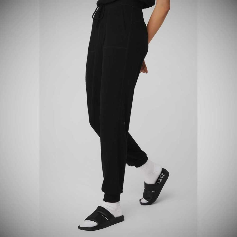 Pantalones Deportivos Alo Yoga Soho Mujer Negros | MX-63RWEN