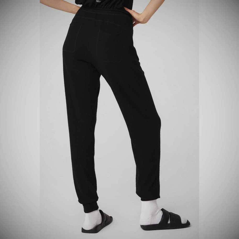 Pantalones Deportivos Alo Yoga Soho Mujer Negros | MX-63RWEN