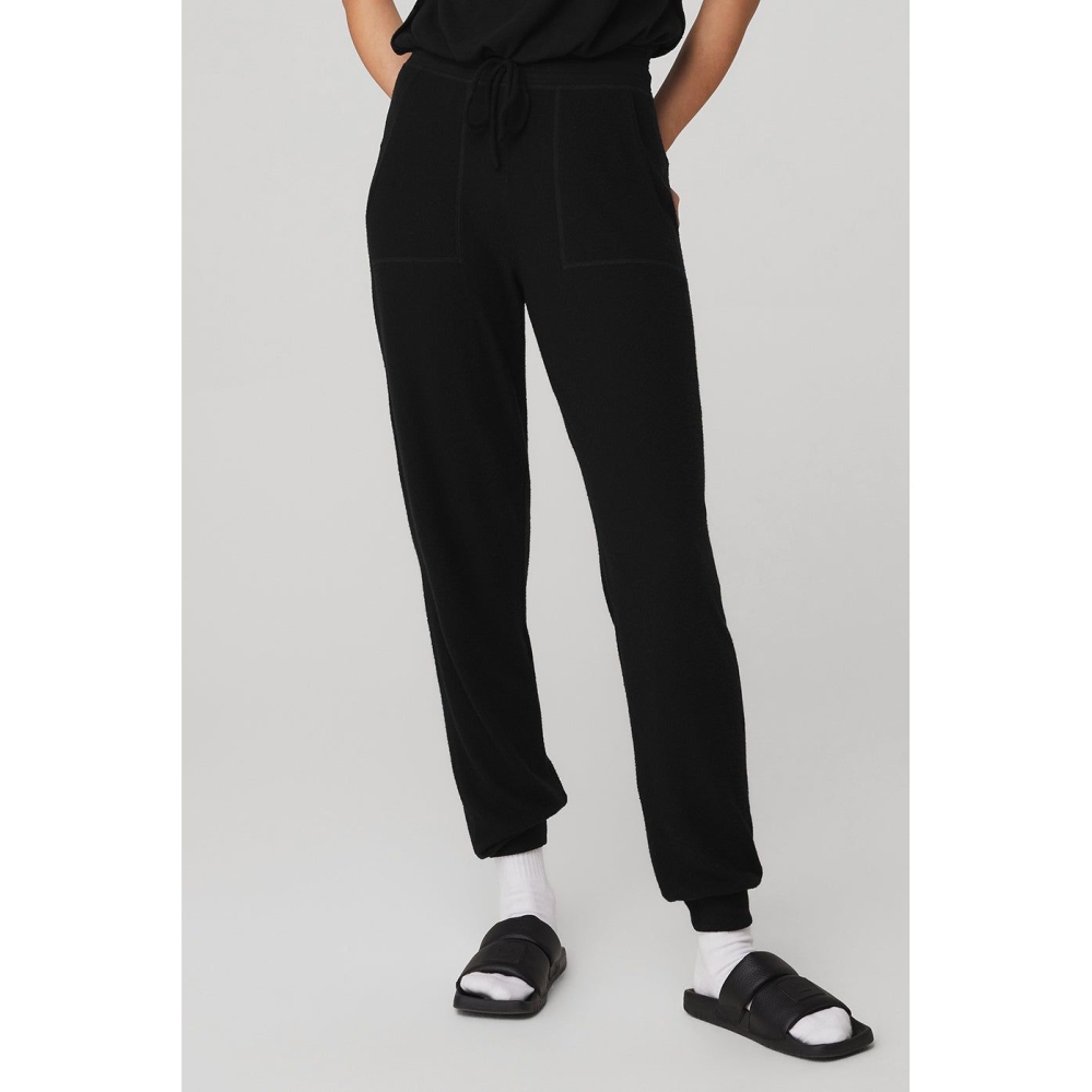 Pantalones Deportivos Alo Yoga Soho Mujer Negros | MX-63RWEN