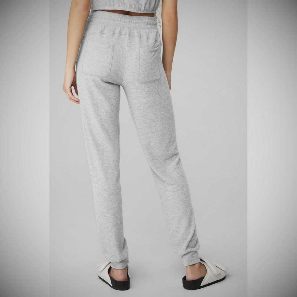 Pantalones Deportivos Alo Yoga Soho Mujer Grises | MX-84GPIA