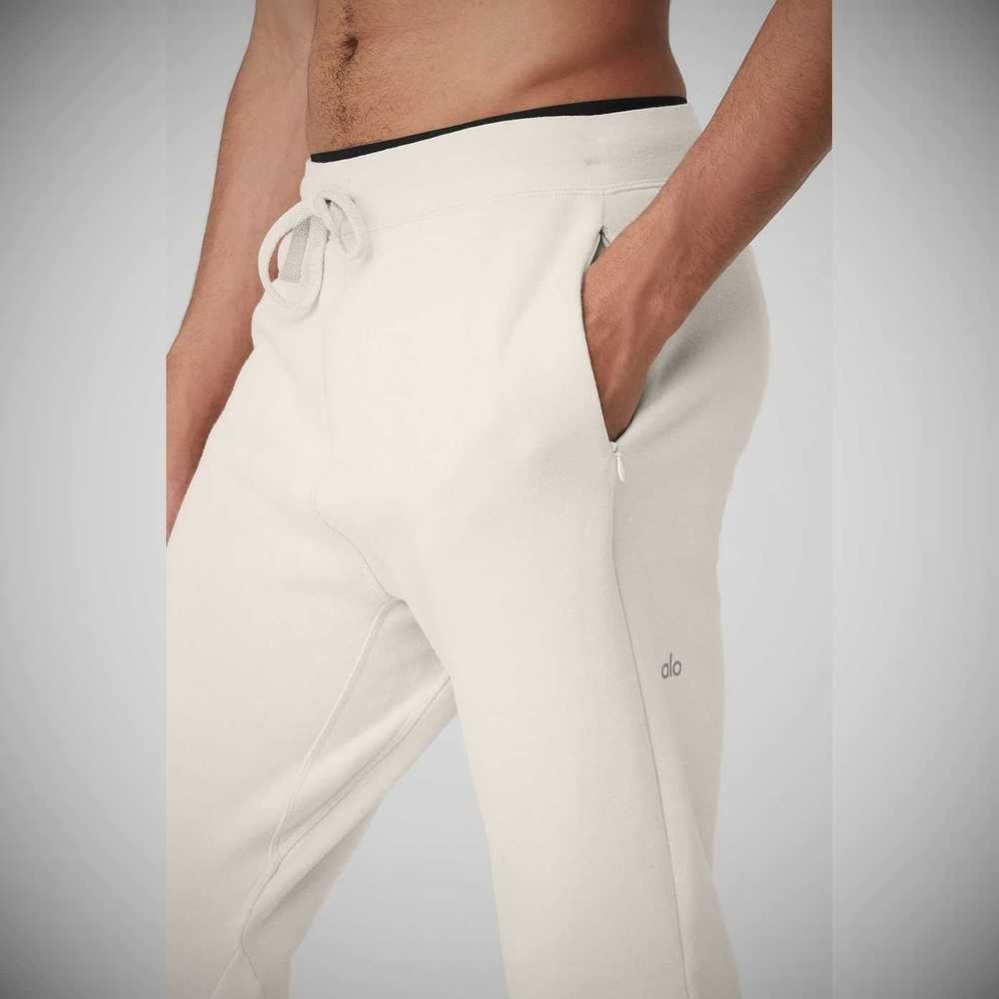 Pantalones Deportivos Alo Yoga The Triumph Hombre Beige | MX-04UHYV