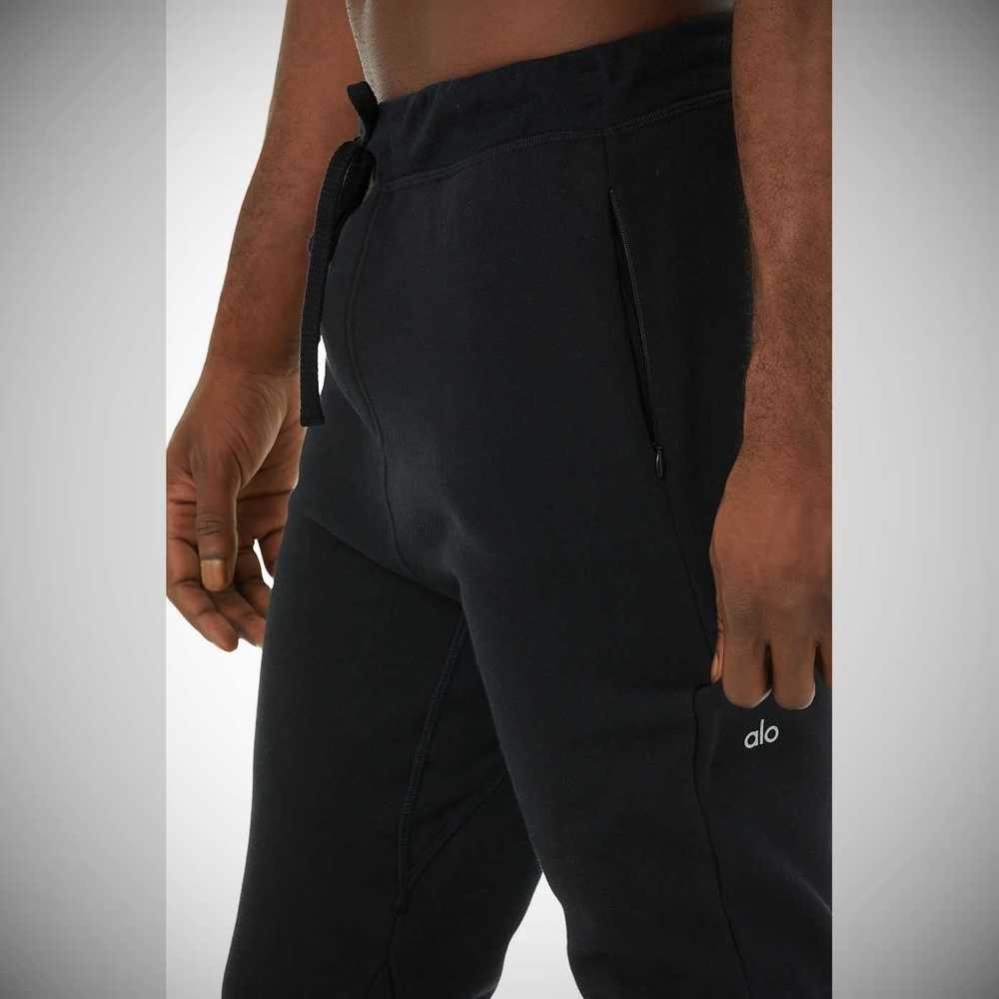 Pantalones Deportivos Alo Yoga The Triumph Hombre Negros | MX-28BYJN