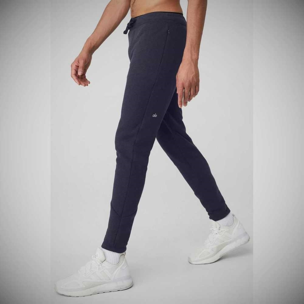 Pantalones Deportivos Alo Yoga The Triumph Hombre Azul Marino | MX-68KVFT