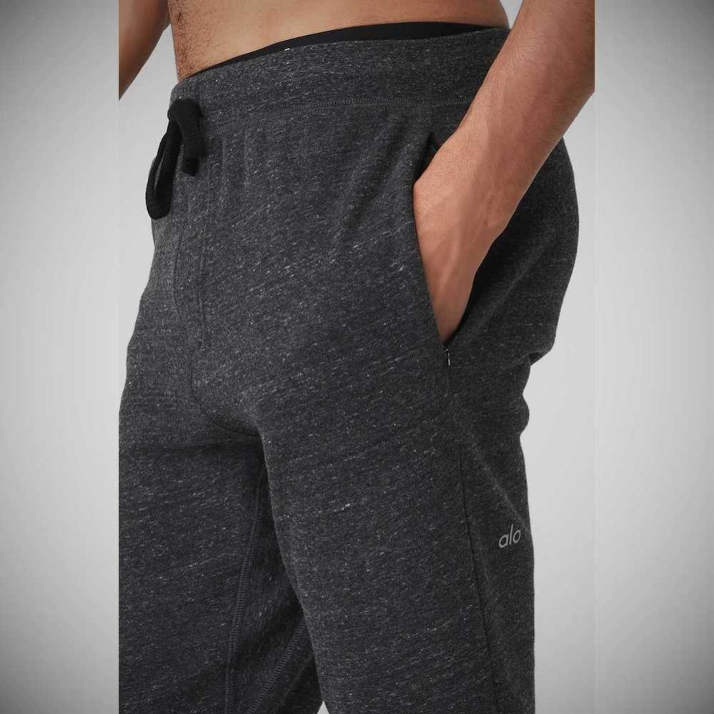 Pantalones Deportivos Alo Yoga The Triumph Hombre Negros | MX-94JUPY