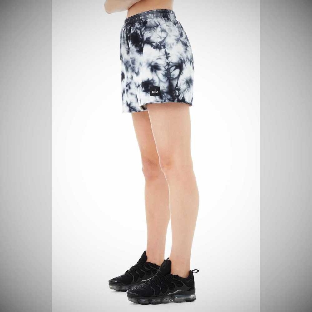 Pantalones Deportivos Alo Yoga Tie-Dye Gym Sweat Mujer Azul Marino Grises | MX-50YLRS