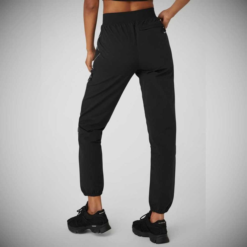 Pantalones Deportivos Alo Yoga Torrent Pista Mujer Negros | MX-15LGPA