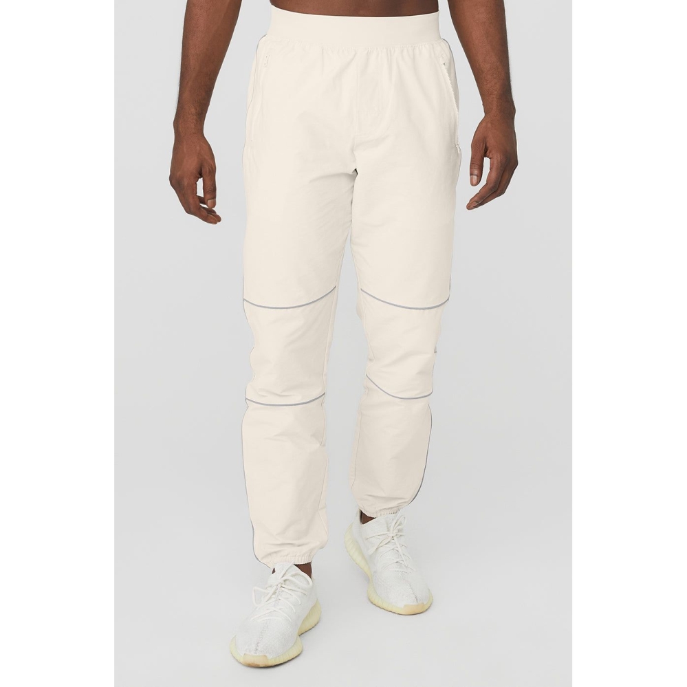 Pantalones Deportivos Alo Yoga Torrent Pista Hombre Beige | MX-17LYHW