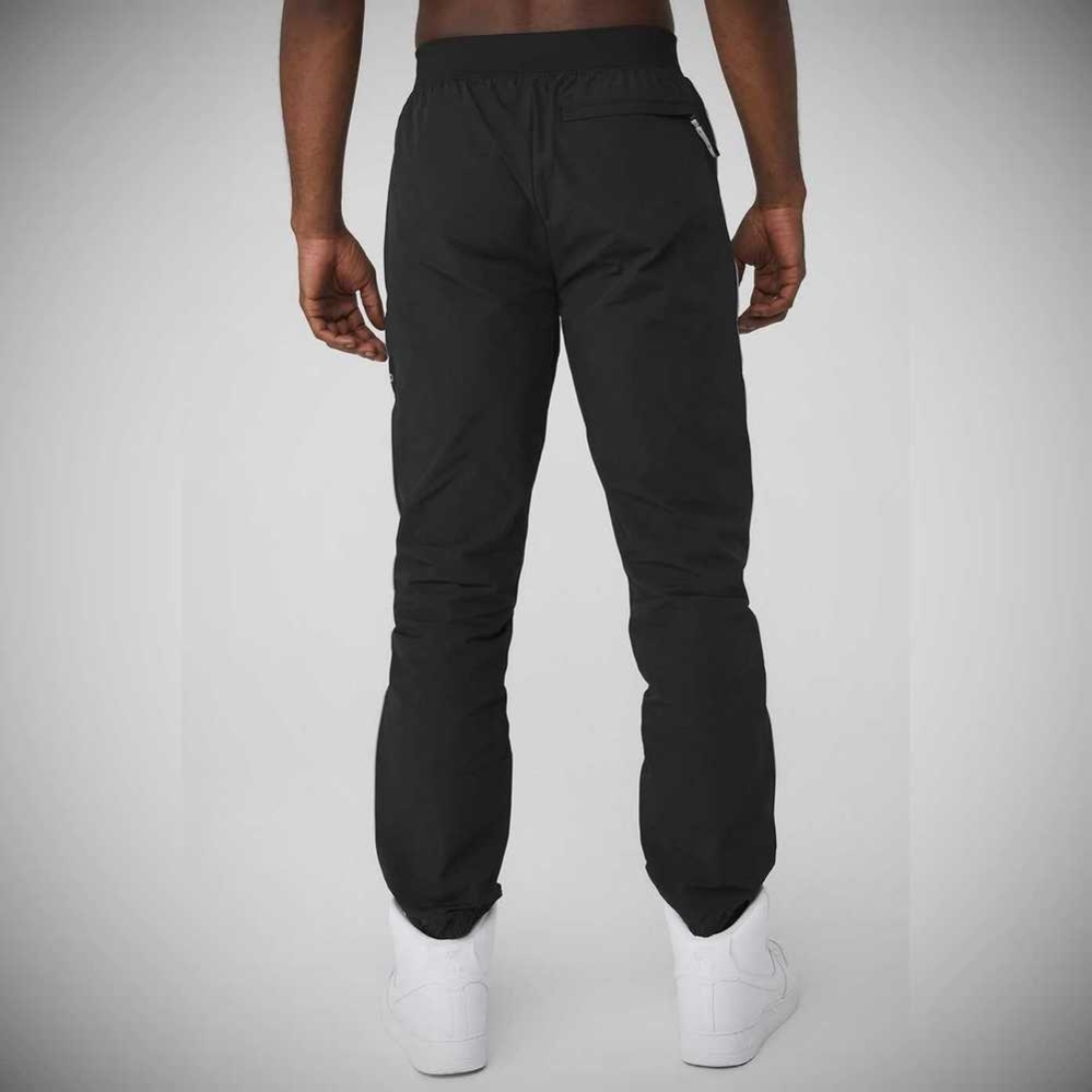 Pantalones Deportivos Alo Yoga Torrent Pista Hombre Negros | MX-34ONVC